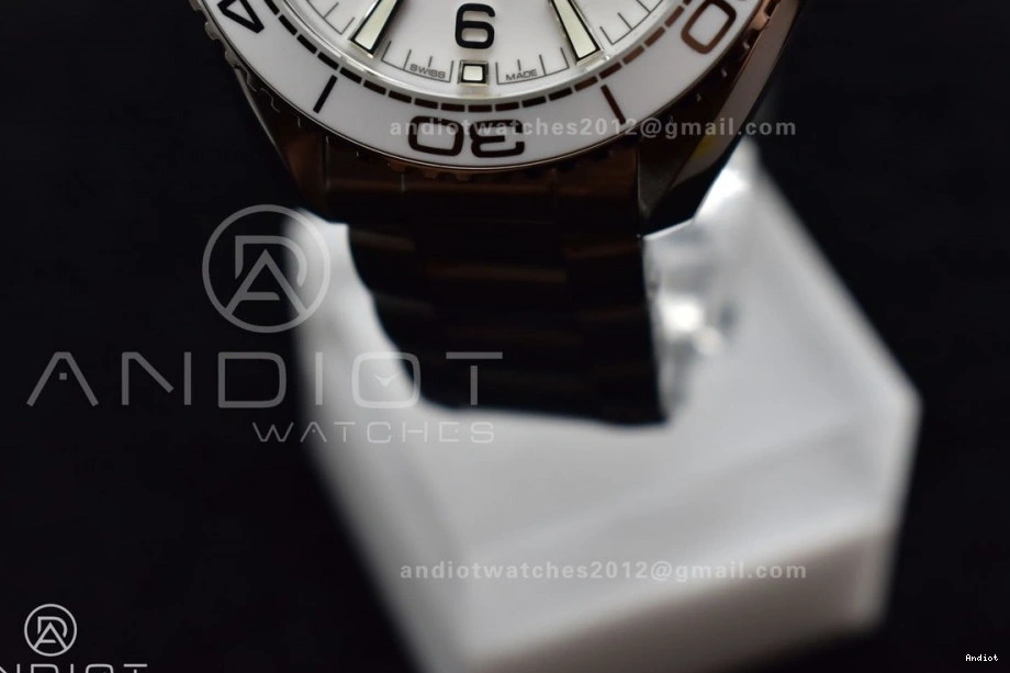 VS Ocean White Made 39.5mm 600m Factory 1:1 like Seamaster Genuine Planet 1228